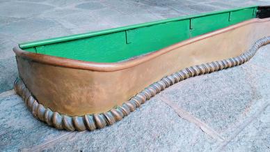 Antica Fioriera Ottone Rame Stile Luigi XII cm.140