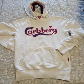 felpa Carlsberg bianca
