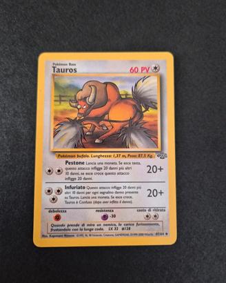 Carta Pokémon Tauros 47/64 Jungle ITA