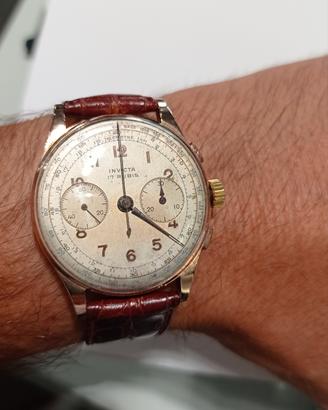 CHRONO  INVICTA CASSA ORO mm 37