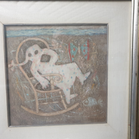 Modernariato quadro Enrico Benaglia