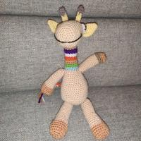 Giraffa peluche crochet handmade