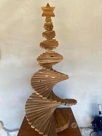 albero di natale in legno (radica d'ulivo)