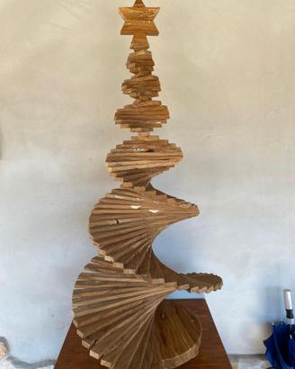 albero di natale in legno (radica d'ulivo)