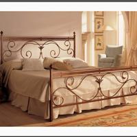 Letto in ferro battuto modello Calla 