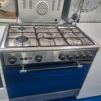 Cucina 5 Fuochi In Acciaio