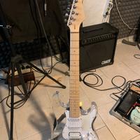 Chitarra elettrica in plexiglas