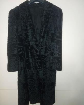 Cappotto da donna Astrakan  nero
