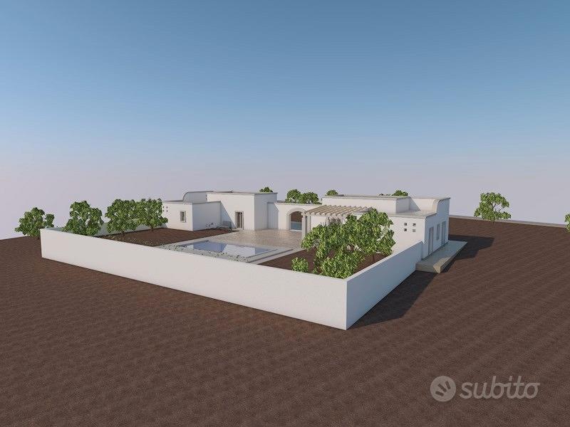Terreno con progetto approvato - Vista 3