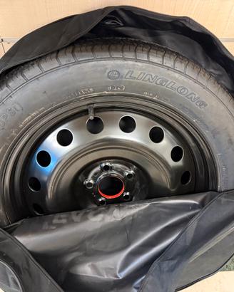 Ruotino scorta Volvo XC40 con attrezzi