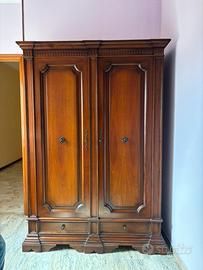 Armadio due ante in legno