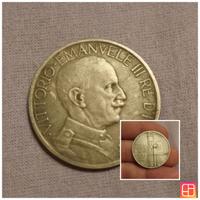 Antica Moneta Vittorio Emanuele III buono 2 lire