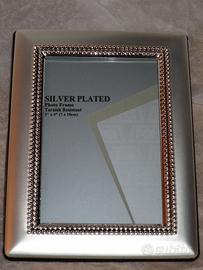 Cornice silver plated con scatola originale 7x10cm