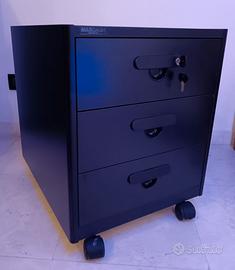 Cassettiera tecnica nera Mascagni