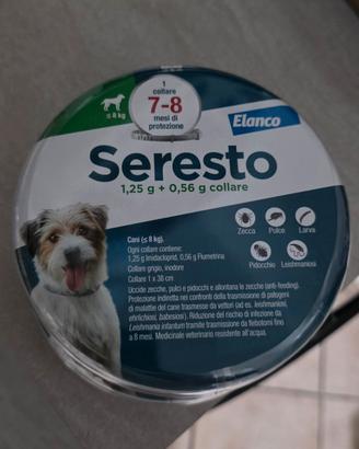 Collare cane seresto 8 kg NUOVO