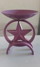 porta candele  in ferro