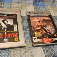 Giochi ps2 Max Payne e God of War