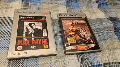 Giochi ps2 Max Payne e God of War