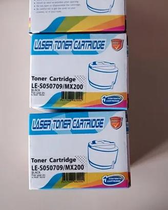 3 cartucce laser per stampante Epson sigillate