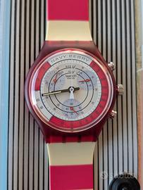 Swatch Chrono. "Navy Berry" 