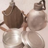 Borracce e porta pranzo militari