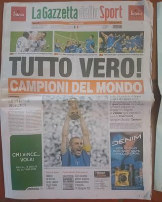 La Gazzetta dello Sport 01 luglio 2006 Campioni