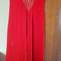 Vestito lungo velluto cerimonia vintage tg 44