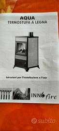 AQUA  TERMOSTUFA A LEGNA 