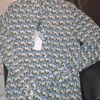 camicia Roberto Cavalli stampa farfalle taglia M