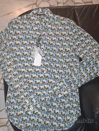 camicia Roberto Cavalli stampa farfalle taglia M