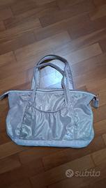 borsa sport rosa brillantinata
