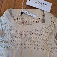 Maglione Guess XS spalle scoperte traforato NUOVO