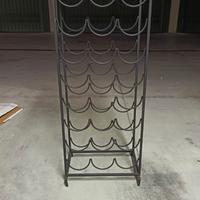 Cantinetta ferro battuto porta bottiglie