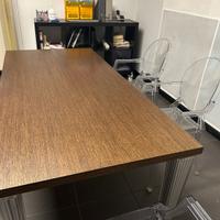 Tavolo Kartell rettangolare Top Top marrone