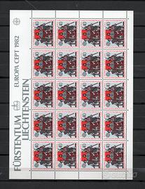 Liechtenstein 1982 Europa Cept