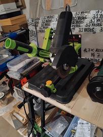 smerigliatrice angolare con supporto 