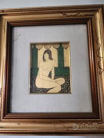 Dipinto su lastra d'oro Zaccarin