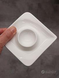 Set ceramica bianca, moderna, minimal