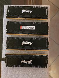 Ram kingston fury  32gb  ddr4 
