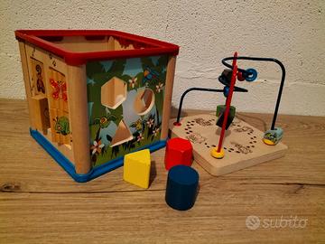 PlayTive Junior-Cubo Multiattività In Legno 12M+