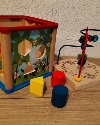 PlayTive Junior-Cubo Multiattività In Legno 12M+