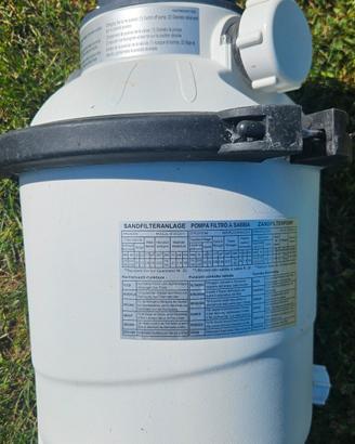 Pompa filtro a sabbia