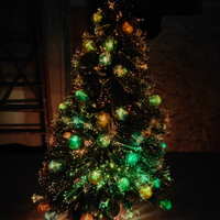 Albero di Natale a fibre ottiche
