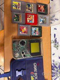 Game boy con giochi
