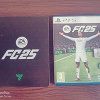 gioco FC25 x PS5 + custodia nera FC25