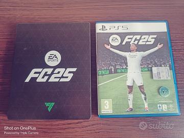 gioco FC25 x PS5 + custodia nera FC25