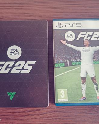 gioco FC25 x PS5 + custodia nera FC25