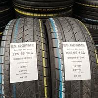 2 gomme 225 65 16C BRIDGESTONE ESTIVE RIF694