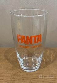 Bicchiere Fanta Coca Cola anni 60