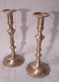 candelabri stile barocco epoca XX originale 